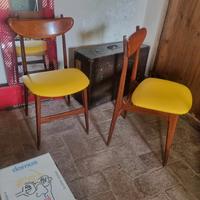 Coppia di sedie design scandinavo anni 70