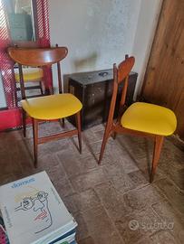 Coppia di sedie design scandinavo anni 70