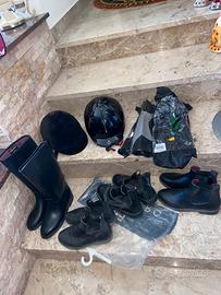 Grande lotto accessori vari equitazione