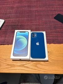 iphone 12 blu senza nessun tipo di graffio