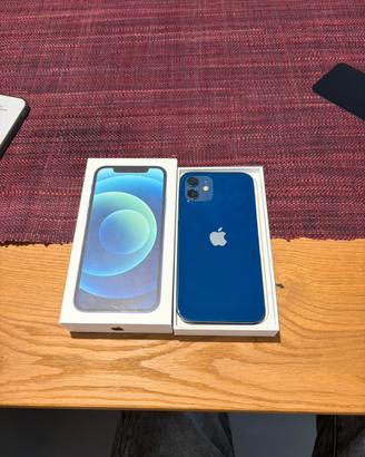 iphone 12 blu senza nessun tipo di graffio