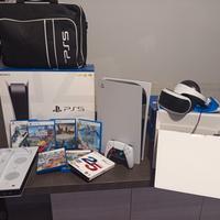 PlayStation5+Giochi+base+VR+borsa