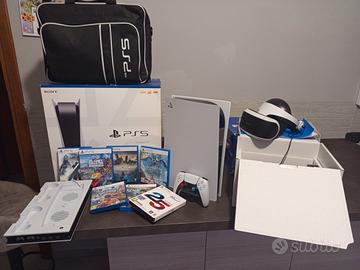 PlayStation5+Giochi+base+VR+borsa