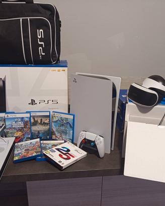 PlayStation5+Giochi+base+VR+borsa