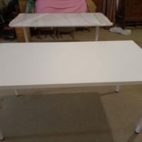 SCRIVANIA LACCATA BIANCA PER VARI USI