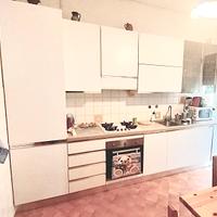 Cucina lineare bianco opaco