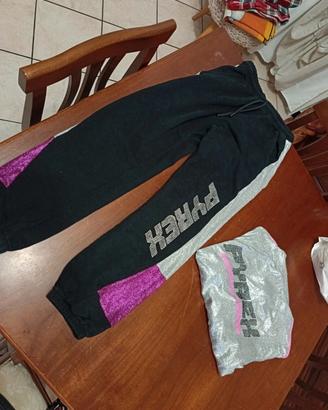 completo tuta Pyrex nuovissima nera argento con br