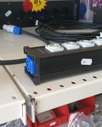 Distributore di corrente In PowerCON + 4out PowerC