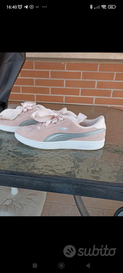 Puma con lacci di raso shop