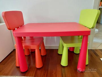 Tavolino e sedie bambini ikea