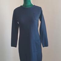 Vestito intero Blu scuro Lana