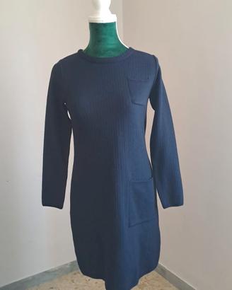 Vestito intero Blu scuro Lana