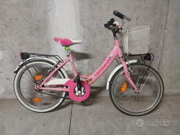 Bici Bambina 20" Lombardo Rosa + casco