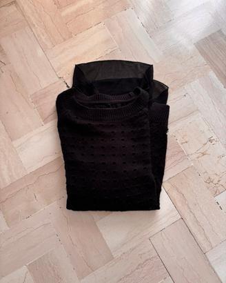 Maglione nero marchio Fix Design