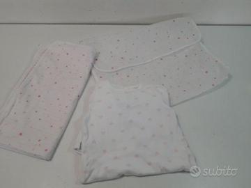 Copertina culla bimba+ pigiama 6 mesi + sacca