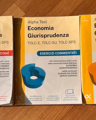 Alphatest economia giurisprudenza 7^ edizione
