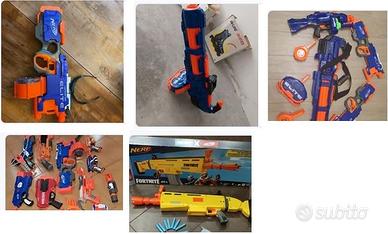Fucili e mitragliatori NERF con proiettili
