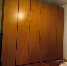 SET ARMADIO + CASSETTIERA , CILIEGIO FIAMMATO