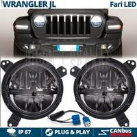 2 FARI LED con STAFFE Per JEEP WRANGLER JL 6500K