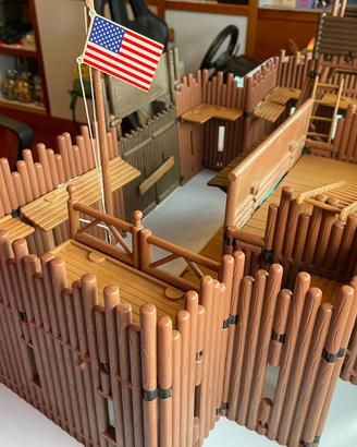 Playmobil Fort Bravo Western + Soldati e Indiani