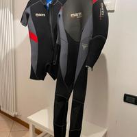 Muta subacquea umida 5+5 mm uomo