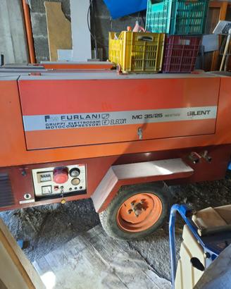 Gruppo elettro/compressore taglierina e martello