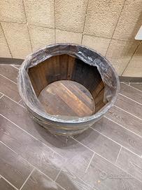 Porta pianta a forma di barile