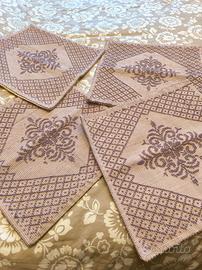 4 copri cuscini fatti a mano da artigiani sardi