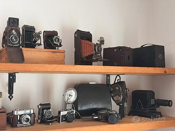 Lotto fotocamere e cineprese vintage