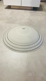 Vetro lampadario moderno sabbiato