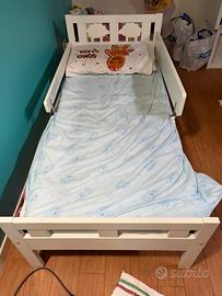 Lettino bambini con materasso