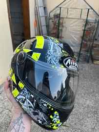Casco integrale moto Airoh nero/giallo fluo