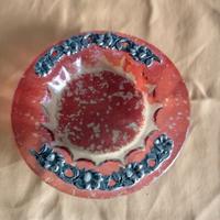 Svuotatasche in vetro smerigliato e argento 