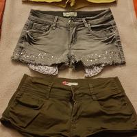 3 pantaloncini corti tg40