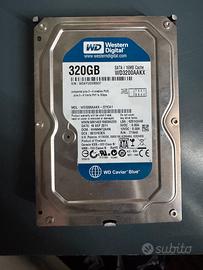 Hard disk da 320gb WD