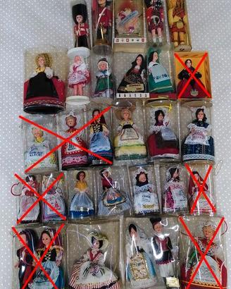 Bamboline souvenir da collezione