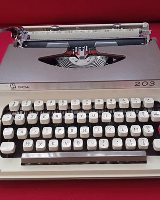 Macchina da Scrivere Royal 203 con Custodia