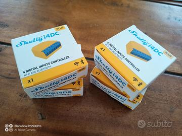 Shelly Plus i4 DC | Controller Wi-Fi a 4 Ingressi