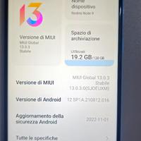 Redmi note 9 128gb azzurro usato