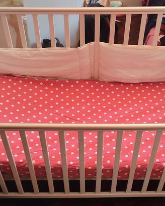 Lettino per bimbo in legno massello