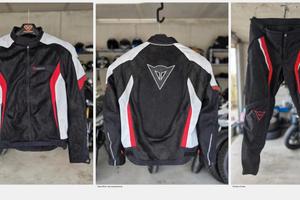 Completo moto Dainese giacca + pantalone 