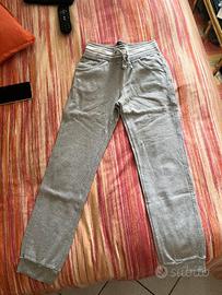 Pantalone sportivo grigio taglia 10 anni