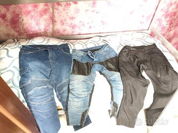 pantaloni moto 