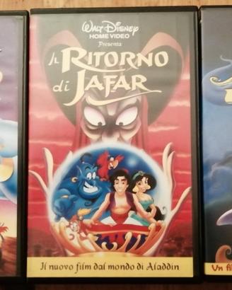 (1266) - Trittico Aladdin Walt Disney (Vhs)