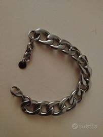 Bracciale a catena in acciaio