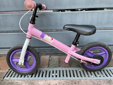 Bicicletta bambina senza pedali