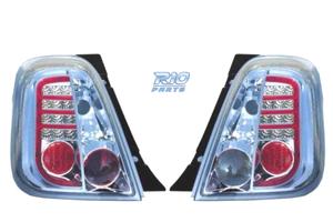 FANALI FIAT 500 07- LED FONDO CROMATO