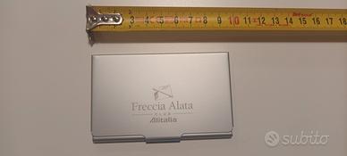 Porta biglietti da visita fraccia alata Alitalia