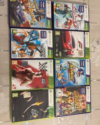 Giochi per Xbox360 con Kinect e senza.
