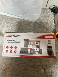Kit Videocitofono Villa Hikvision 2 fili HD